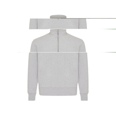 Logotrade werbemittel das Foto: IQONIQ Elgon Quarter-Zip-Sweater aus rec. Baumwolle