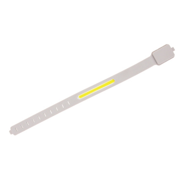 Logotrade Werbegeschenke das Foto: Lumi Sprint wiederaufladbares LED Lauflicht aus RCS rec. ABS