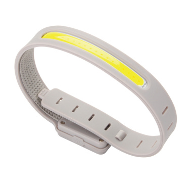 Logotrade Geschäftsgeschenke das Foto: Lumi Sprint wiederaufladbares LED Lauflicht aus RCS rec. ABS