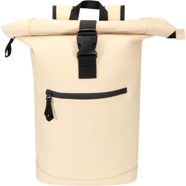 Logotrade Werbegeschenke das Foto: Resi Plus 15" GRS-recycelter Rolltop Rucksack 18 L