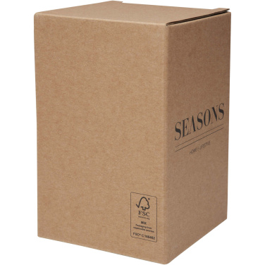 Logotrade Werbeartikel das Foto: Supo 480 ml doppelwandiger Lunchpot aus recyceltem Edelstahl