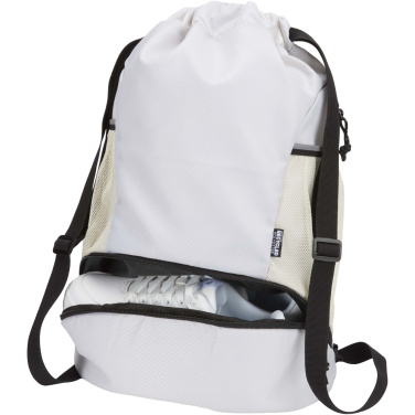 Logotrade Werbeartikel das Foto: Nomad GRS-recycelter Sportbeutel mit Bodenfach 18 L