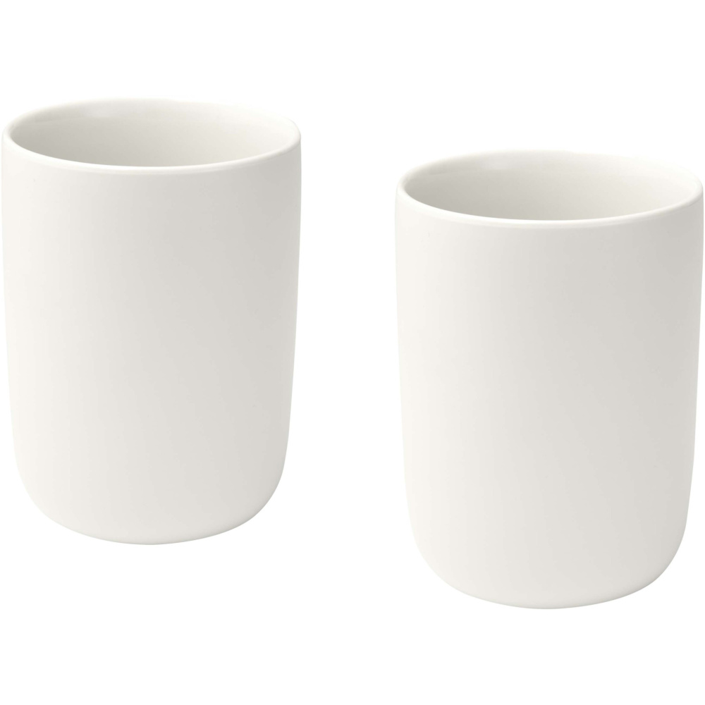 Logotrade werbemittel das Foto: Male 350 ml Keramiktassen – 2er-Set