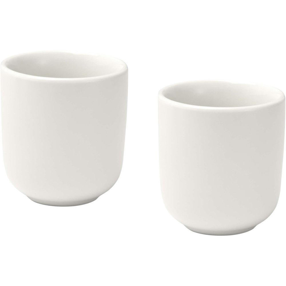 Logotrade Logogeschenke das Foto: Male 90 ml Keramik Espressotassen – 2er Set