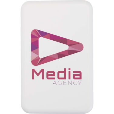 Logotrade Firmengeschenke das Foto: Acrab 15 W 10.000 mAh magnetische kabellose Powerbank mit 20 W PD aus recyceltem Kunststoff
