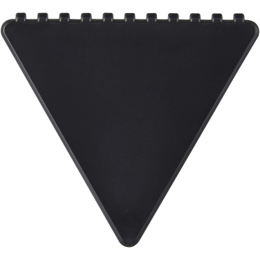 Logotrade Werbegeschenke das Foto: Frosty triangular recycled plastic ice scraper