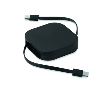 Logotrade Geschäftsgeschenke das Foto: Einziehbares Ladekabel 100W