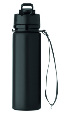Logotrade Firmengeschenke das Foto: Faltbare Sportflasche Silikon