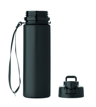 Logotrade Werbegeschenke das Foto: Faltbare Sportflasche Silikon