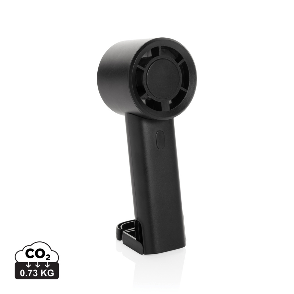 Logotrade Werbegeschenke das Foto: Twist wiederaufladbarer tragbarer Ventilator aus RCS rABS