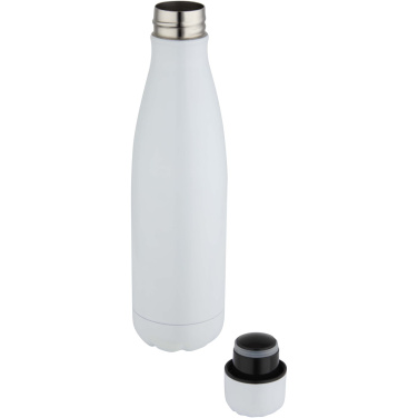 Logotrade Werbeartikel das Foto: Cove 500 ml vakuumisolierte Sublimation Trinkflasche aus Edelstahl
