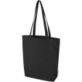 Odisha 180 g/m² OCS Bio-Tragetasche mit breitem Boden 11L, Schwarz