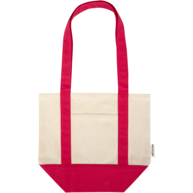 Logotrade Firmengeschenke das Foto: Sam 320 g/m² Mini-Tragetasche aus GRS recycelter Baumwolle