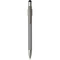 Rill RCS recycelter Kugelschreiber mit Stylus und Fidget Spinner (schwarze Mine), Grau