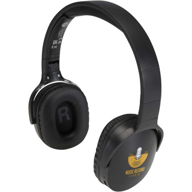 Logotrade Werbeartikel das Foto: Ancha Over-Ear Wireless Bluetooth® Headset aus recyceltem Kunststoff