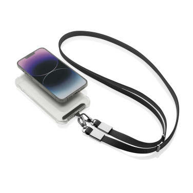 Logotrade Werbegeschenke das Foto: Nivo Crossbody-Handyband aus RCS recyceltem PET