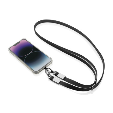 Logotrade Firmengeschenke das Foto: Nivo Crossbody-Handyband aus RCS recyceltem PET