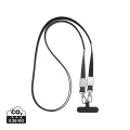 Nivo Crossbody-Handyband aus RCS recyceltem PET, Schwarz