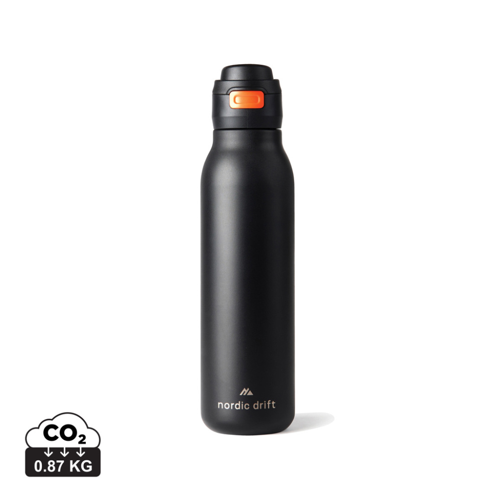 Logotrade Werbegeschenke das Foto: Nordic Drift Trail einwandige RCS Wasserflasche 750ml