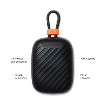Logotrade Firmengeschenke das Foto: Nordic Drift Titan IP67 wasser-& staubgeschützter 5W-Speaker
