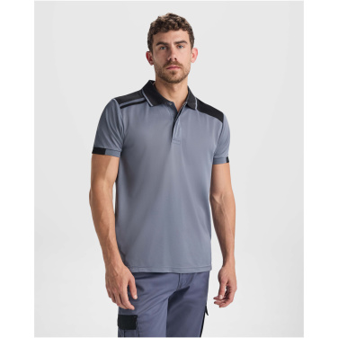 Logotrade Werbeartikel das Foto: Samurai Kurzärmeliges Poloshirt mit antibakterieller Wirkung, 160 g/m2, unisex 