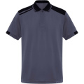 Samurai Kurzärmeliges Poloshirt mit antibakterieller Wirkung, 160 g/m2, unisex , Blei / Schwarz