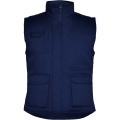 Amanzor Vielseitige Thermo Arbeitsweste mit hohem Kragen, Marineblau