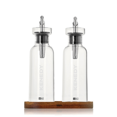 Logotrade Geschäftsgeschenke das Foto: AdHoc Menage AromaPour Öl- und Essigspender-Set 300ml