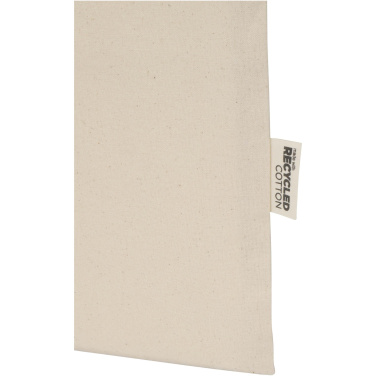 Logotrade Werbegeschenke das Foto: Madras Blend 140 g/m² Tragetasche aus GRS-recycelter Baumwolle 7L