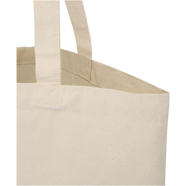Logotrade Werbegeschenke das Foto: Madras Blend 140 g/m² Tragetasche aus GRS-recycelter Baumwolle 7L
