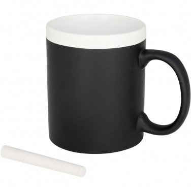Logo trade promotional gifts picture of: Chalk-write 330 ml ceramic mug