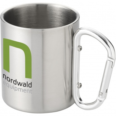 Logotrade promotional product picture of: Alps 200 ml insulated mug with carabiner