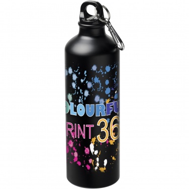 Logo trade promotional gifts image of: Oregon 770 ml matte water bottle with carabiner