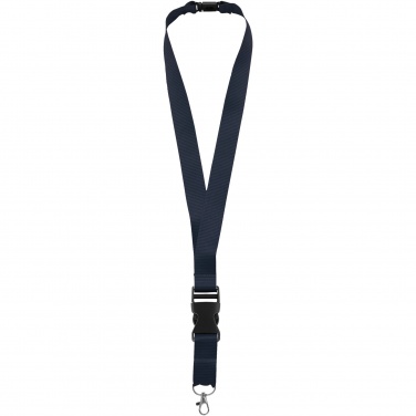 Logo trade promotional merchandise photo of: Yogi lanyard detachable buckle break-away closure