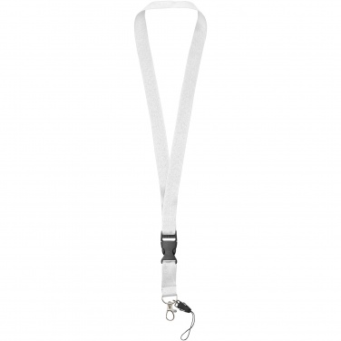 Logo trade corporate gifts image of: Sagan phone holder lanyard with detachable buckle