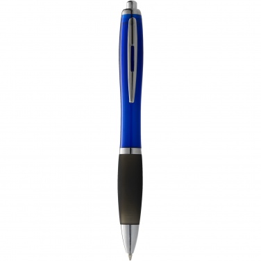 Logotrade promotional gift image of: Nash ballpoint pen coloured barrel and black grip