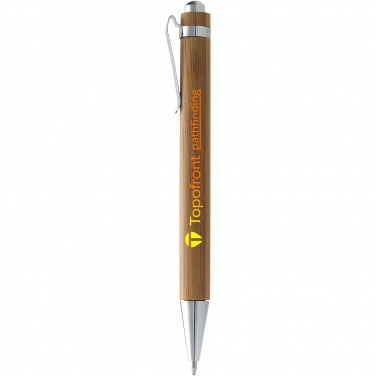 Logo trade advertising products picture of: Celuk bamboo ballpoint pen