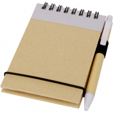 Logotrade promotional merchandise image of: Zuse A7 recycled jotter notepad with pen