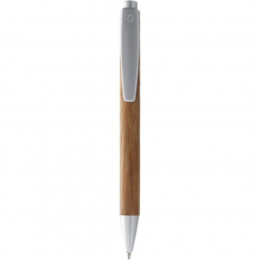 Logo trade promotional merchandise photo of: Borneo bamboo ballpoint pen