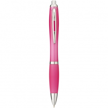 Logotrade promotional merchandise picture of: Nash ballpoint pen with coloured barrel and grip