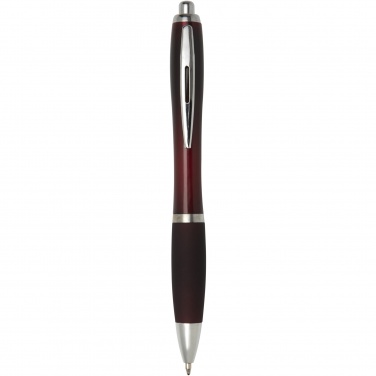 Logotrade advertising product image of: Nash ballpoint pen with coloured barrel and grip