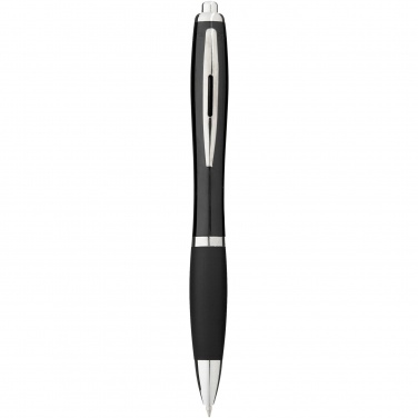 Logo trade promotional items picture of: Nash ballpoint pen with coloured barrel and grip