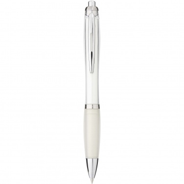 Logotrade advertising product image of: Nash ballpoint pen with coloured barrel and grip