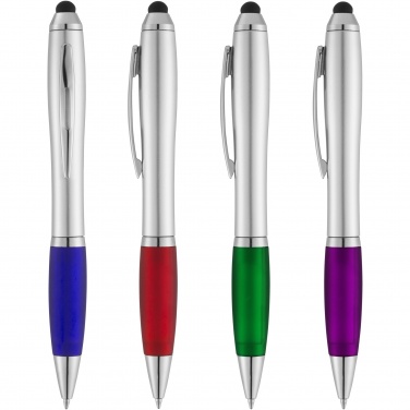 Logotrade business gift image of: Nash stylus ballpoint with coloured grip