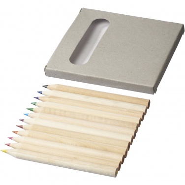 Logotrade promotional products photo of: Tallin 12-piece coloured pencil set