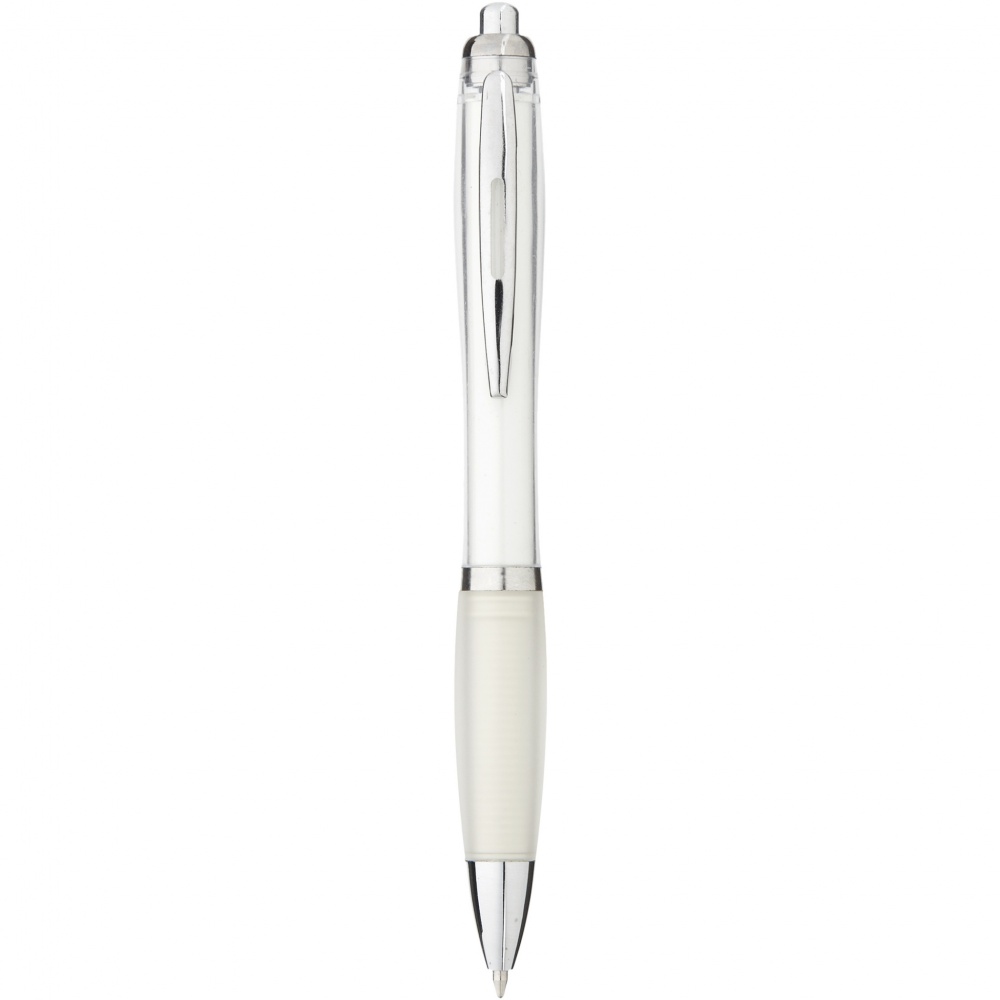 Logotrade promotional product picture of: Nash ballpoint pen coloured barrel and grip