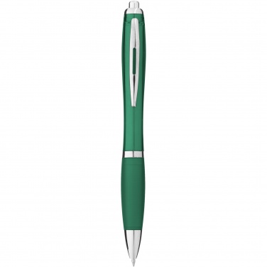 Logo trade promotional gifts picture of: Nash ballpoint pen coloured barrel and grip
