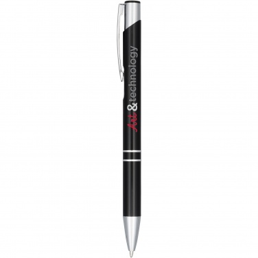 Logotrade promotional giveaways photo of: Moneta anodized aluminium click ballpoint pen