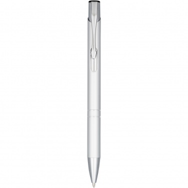 Logo trade corporate gift photo of: Moneta anodized aluminium click ballpoint pen
