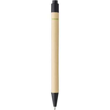 Logotrade promotional gift picture of: Berk recycled carton and corn plastic ballpoint pen